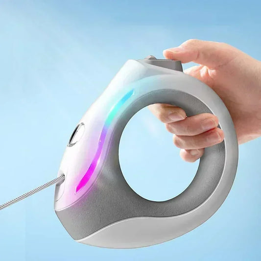 伸縮式ペットリード 小型犬・中型犬・猫対応 ワンタッチ操作＆快適グリップ