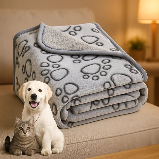 ふわふわペットブランケット 犬猫用 アニメ柄 洗濯可能＆快適クッション